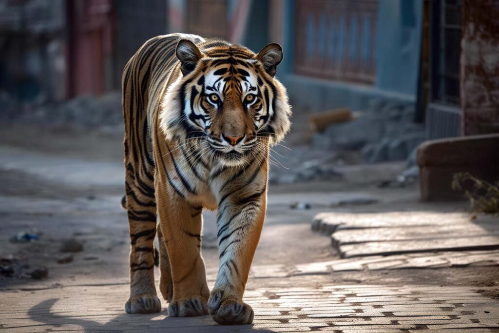 Pari and the tiger